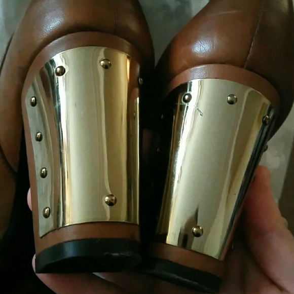 Rebecca Minkoff 9.5 Leather boots Cognac  BROWN BEAUTIFUL - Picture 2 of 16